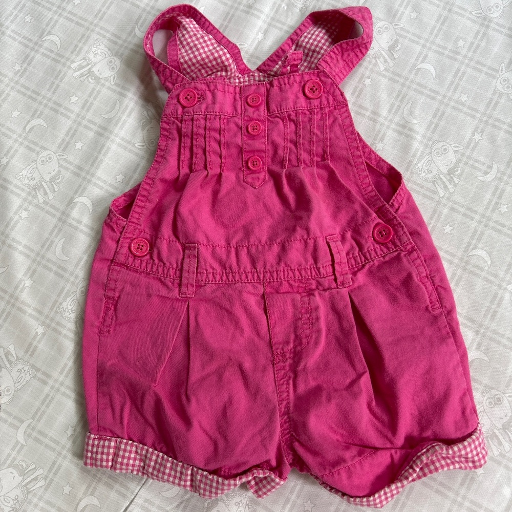 Pink overalls